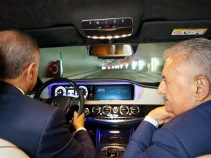 Cumhurbaşkanı Erdoğan Avrasya Tüneli’nden  geçti