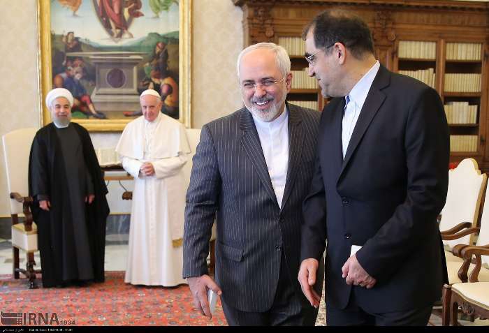 İran Cumhurbaşkanı Ruhanı ve Papa Francisus görüşmesinden kareler galerisi resim 10