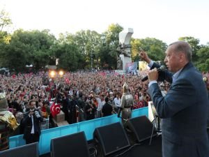 Cumhurbaşkanı Erdoğan: Milletimiz 15 Temmuz’da Destan Yazmıştır