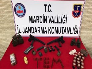 Mardin’de suikast silahları ele geçirildi