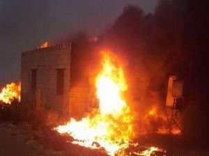 Kastamonu'da 7 ev ve 4 samanlık yandı
