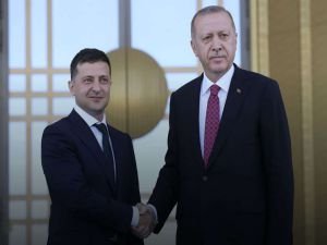 Cumhurbaşkanı Erdoğan, Zelenskiy görüştü