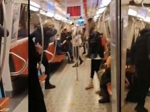 Metrodaki bıçaklı saldırgan gözaltına alındı