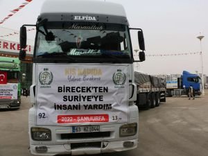 Şanlıurfa'dan Suriye'ye 13 tır insani yardım