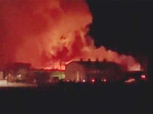 Japonya'da fabrika yangını: 4 ölü