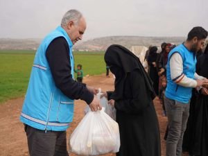 Gaziantep'ten Suriye'nin İdlib halkına yardım