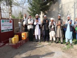 Umut Kervanı Afganistan'da "su kuyusu" açılışı ve yeni kuyu temel atma töreni gerçekleştirdi