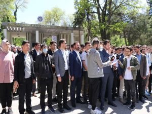 Ankara’da İslam mukaddesatlarına hakaret eden güruh telin edildi