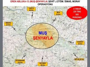 Muş'ta Eren Abluka-13 operasyonu başlatıldı