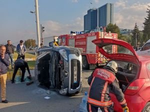 Malatya’da 2 aracın karıştığı kazada bir kişi yaralandı