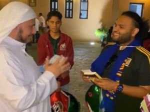 Meksikalı taraftar Katar'daki Dünya Kupası sırasında Müslüman oldu
