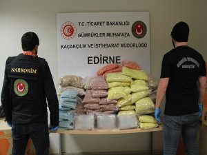 Kapıkule'de 442 kilogram uyuşturucu ele geçirildi