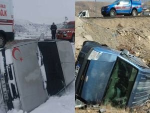 Malatya’da 2 ayrı kaza: 1 ölü 4 yaralı