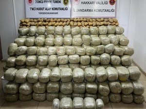 Hakkari sınırında 650 kilo uyuşturucu madde ele geçirildi