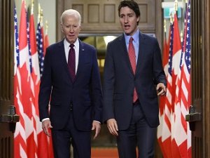 Trudeau ile Biden Ottowa'da bir araya geldi