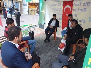 HÜDA PAR'dan Eskişehir'de seçim ve tanıtım standı açtı
