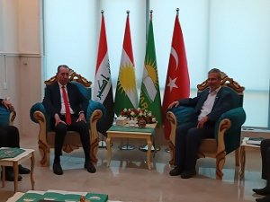 Irak Kürdistan Bölgesel Yönetimi Azınlıklar Bakanı Maruf, HÜDA PAR Erbil temsilciliğini ziyaret etti