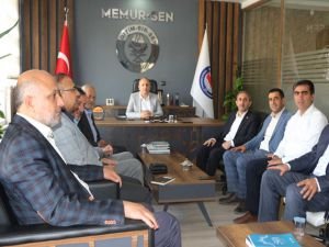 Gaziantep Milletvekili Adayı Demir'den Memur Sen'e ziyaret