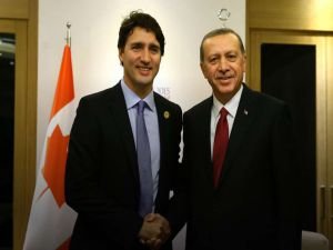 Kanada Başbakanı Trudeau'dan Cumhurbaşkanı Erdoğan'a tebrik
