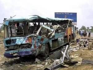 Nijerya'da iki yolcu otobüsü çarpıştı: 18 ölü