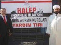 Mardin’den Suriye’ye 21 TIR un yardımı