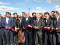 Tamamlanan grup yolun açılışı yapıldı