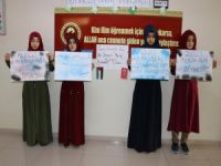 İmam hatip öğrencilerinden 'Kudüs Sokağı' resim sergisi