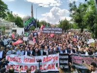 Siyonist katillere Diyarbakır'dan lanet yağdı