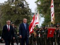 Cumhurbaşkanı Erdoğan, KKTC Cumhurbaşkanlığı Sarayında