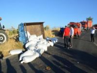 Siirt’te traktör devrildi: 5 yaralı