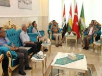 Kürdistan'daki siyasi parti temsilcilerinden HÜDA PAR'a bayram ziyareti