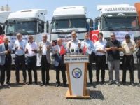İdlip bölgesine 7 TIR insani yardım gönderildi