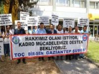 Sözleşmeli memurların kadro talebi