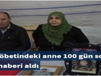 Evlat nöbetindeki anne 100 gün sonra mutlu haberi aldı