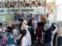 Umut Kervanı binlerce aileye 675 bin TL değerinde yardım ulaştırdı