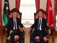Erdoğan ile es-Serrac görüşmesi sona erdi