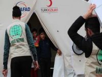 Umut Kervanı deprem bölgesinde yardımlarını sürdürüyor