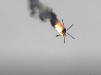 Muhalifler, Suriye rejimine ait helikopteri düşürdü