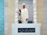 Diyanet İşleri Başkanı Erbaş, Ahmet Hamdi Akseki Camii’nde bayram hutbesi irad etti