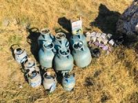 Bitlis'te 11 adet dolu tüp ve yaşam malzemesi ele geçirildi