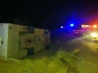 Mersin'de polis midibüsü devrildi: 1 ölü 4 yaralı