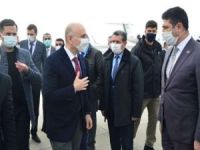 Ulaştırma Bakanı Karaismailoğlu Kömürhan Köprüsü'nün açılışı için Elazığ'da