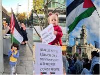 Yeni Zelanda'da Filistin'e destek gösterileri düzenlendi