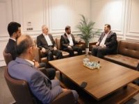 HÜDA PAR İstanbul İl Başkanı Güvendik'ten Saadet Parti İl Başkanına ziyaret