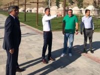 Vali Çağatay Türkiye'nin en büyük 2'nci Millet Bahçesi'nde incelemelerde bulundu