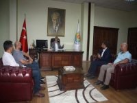 HÜDA PAR Tarsus İlçe Başkanı Tanış'tan Tarsus Belediye Başkanı Bozdoğan'a ziyaret