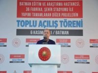 Cumhurbaşkanı Erdoğan Batman’da toplu açılış töreninde konuştu