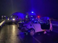 Şanlıurfa'da iki otomobil çarpıştı: Bir ölü 4 yaralı