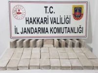 Hakkâri'de 44 kilogram eroin ele geçirildi