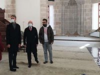 Depremde hasar gören Malatya Teze Camii'ndeki restorasyonda sona gelindi